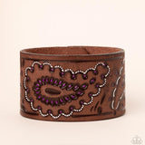 Paisley Pioneer - Purple Bracelet - Paparazzi Accessories