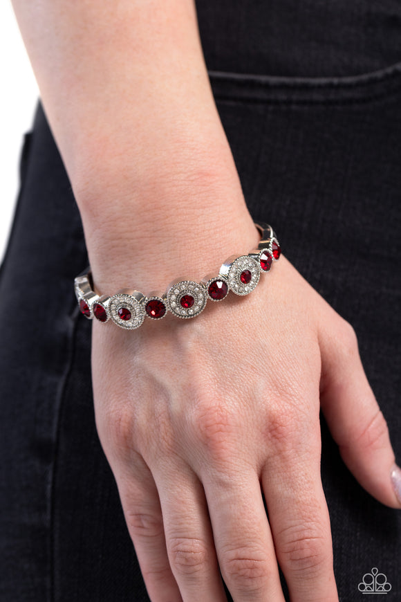 Heartachingly Adorable - Red Bracelet - Paparazzi Accessories – Bedazzle Me  Pretty Mobile Fashion Boutique