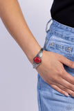Over POP-ulated - Red Bracelet - Paparazzi Accessories