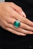 Laguna Luminosity - Green Ring - Paparazzi Accessories