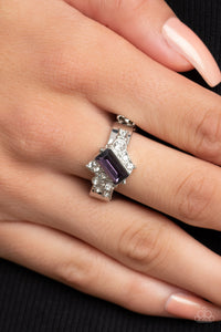 Tip the Balance - Purple Ring - Paparazzi Accessories