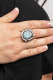 Beach Bijou - Blue Ring - Paparazzi Accessories