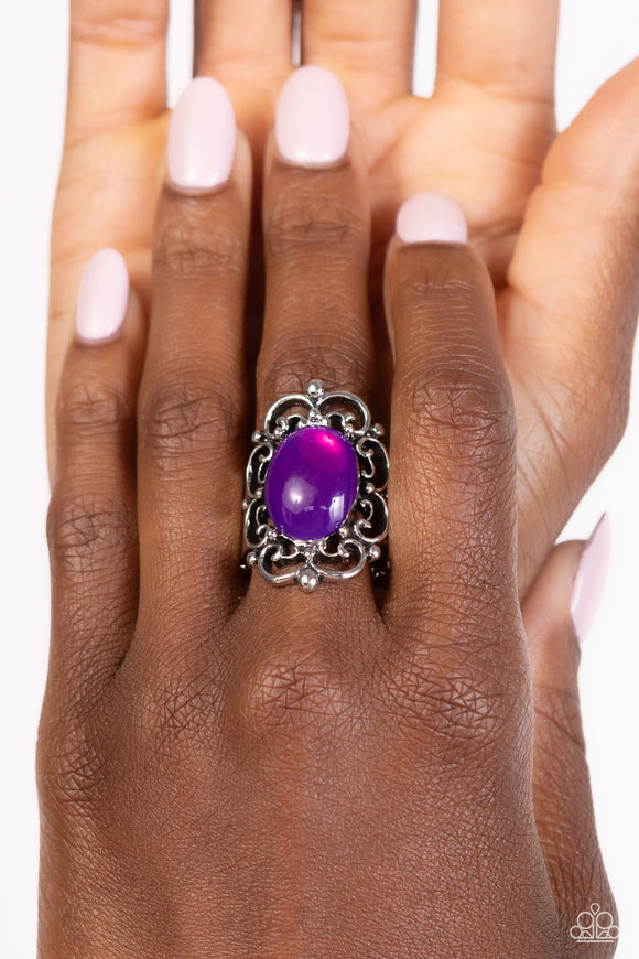 Happily EVERGLADE After - Purple Ring - Paparazzi Accessories