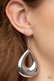 Laid-Back Leisure - Silver Earrings - Paparazzi Accessories