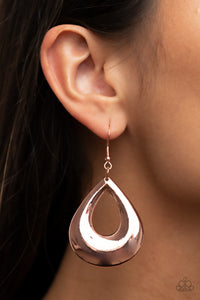 Laid-Back Leisure - Copper Earrings - Paparazzi Accessories
