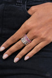 Sizzling Sultry - Pink Ring - Paparazzi Accessories
