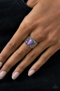 Moab Motif - Purple Ring - Paparazzi Accessories