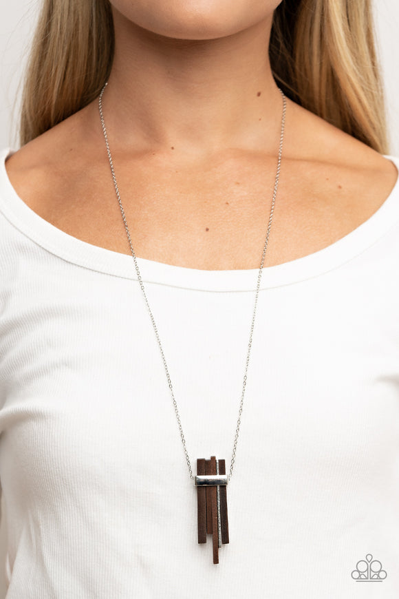 Cayman Castaway - Brown Necklace - Paparazzi Accessories