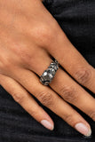 Smooth Smolder - Black Ring - Paparazzi Accessories