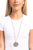 Secret Cottage - Silver Necklace - Paparazzi Accessories