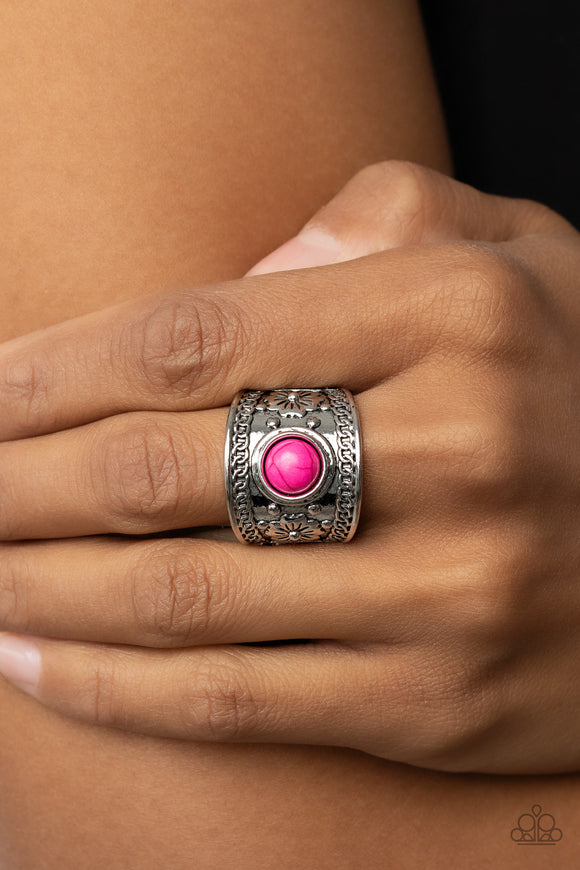 HAVEN-Sent - Pink Ring - Paparazzi Accessories