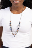 Caribbean Charisma - Blue Necklace - Paparazzi Accessories