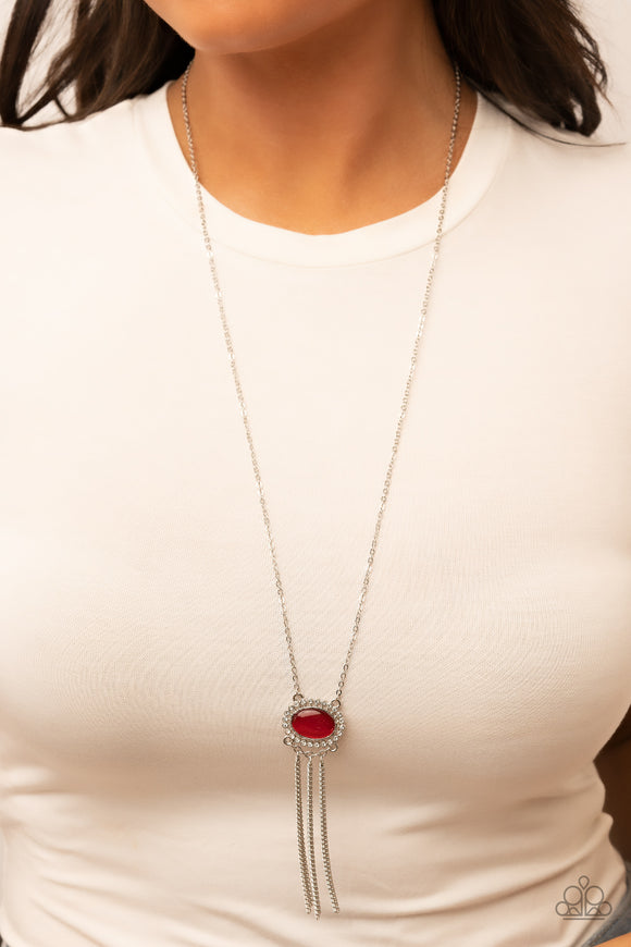 Happily Ever Ethereal - Red Necklace - Paparazzi Accessories