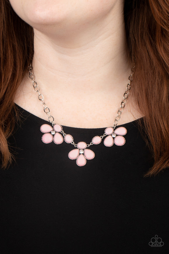 SELFIE-Worth - Pink Necklace - Paparazzi Accessories
