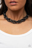 License to Chill - Black Necklace - Paparazzi Accessories