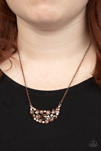Effervescently Divine - Copper Necklace - Paparazzi Accessories