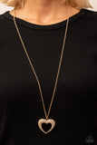 Cupid Charisma - Gold Necklace - Paparazzi Accessories
