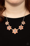 Prairie Party - Orange Necklace - Paparazzi Accessories