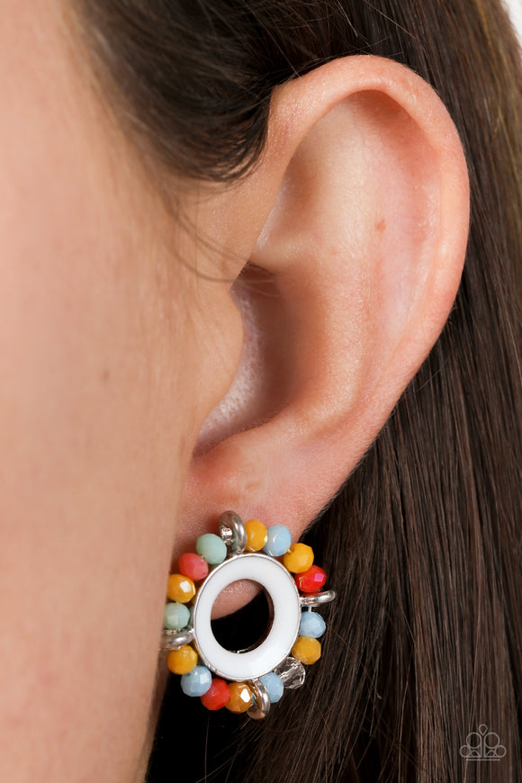 Nautical Notion - Multi Post Earrings - Paparazzi Accessories