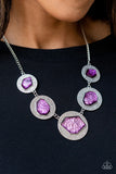 Raw Charisma - Purple Necklace - Paparazzi Accessories