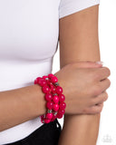 Coastal Coastin - Pink Bracelet - Paparazzi Accessories