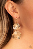 Bait and Switch - Gold Earrings - Paparazzi Accessories