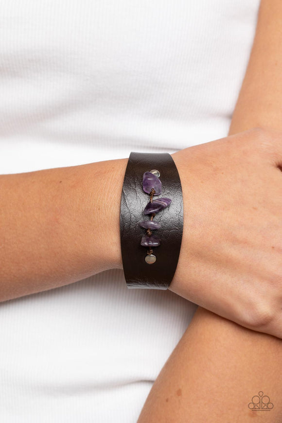 Colorful Canyoneer - Purple Bracelet - Paparazzi Accessories