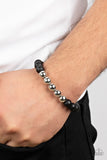 METALHEAD in the Clouds - Black Bracelet - Paparazzi Accessories