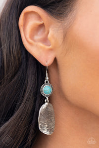 HOMESTEAD on the Range - Blue Earrings - Paparazzi Accessories