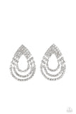 take-a-power-stance-white-post earrings-paparazzi-accessories