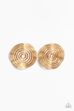 coil-over-gold-post earrings-paparazzi-accessories