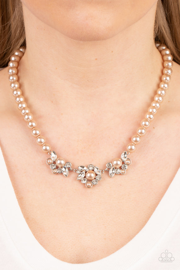 Royal Renditions - Brown Necklace - Paparazzi Accessories