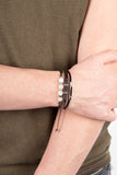 Amplified Aloha - White Bracelet - Paparazzi Accessories