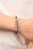 In CHARMS Way - Black Bracelet - Paparazzi Accessories