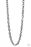 player-of-the-year-black-mens necklace-paparazzi-accessories