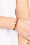 Cast a Wide Net - Orange Bracelet - Paparazzi Accessories
