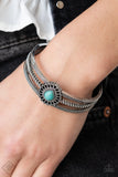 Elemental Escape - Blue Bracelet - Paparazzi Accessories