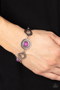 Coastal Charmer - Purple Bracelet - Paparazzi Accessories