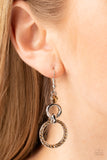Bauble Bliss - Brown Earrings - Paparazzi Accessories