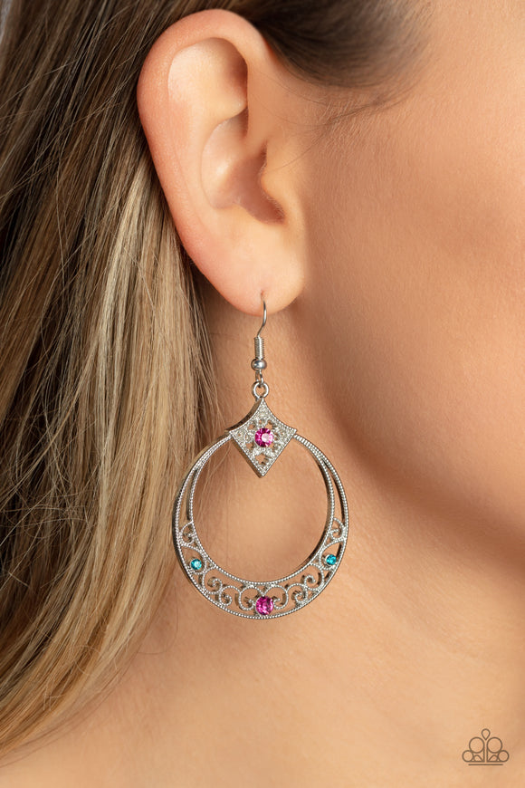 Royal Resort - Multi Earrings - Paparazzi Accessories