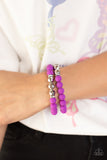 Dip and Dive - Purple Bracelet - Paparazzi Accessories