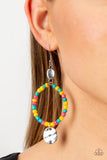 Cayman Catch - Yellow Earrings - Paparazzi Accessories