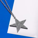 Rock Star Sparkle - Black Necklace - Paparazzi Accessories