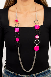 Beach Hub - Pink Necklace - Paparazzi Accessories