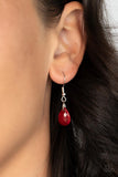 Crystal Cabaret - Red Necklace - Paparazzi Accessories