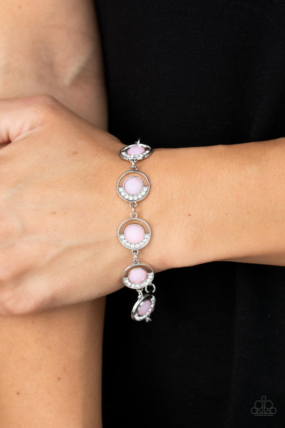 Twinkling Trajectory - Pink Bracelet - Paparazzi Accessories