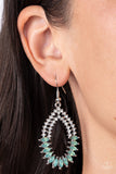 Lucid Luster - Green Earrings - Paparazzi Accessories