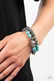 Sagebrush Saga - Blue Bracelet - Paparazzi Accessories