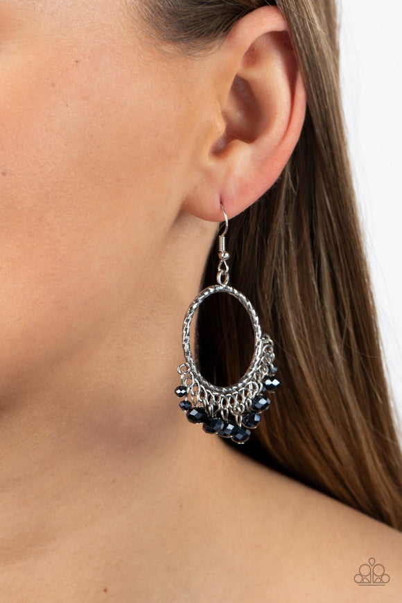 As if by Magic - Blue Earrings - Paparazzi Accessories