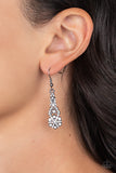 GLITZY on All Counts - Black Earrings - Paparazzi Accessories
